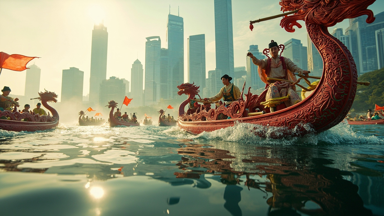 Dragon Boat Festival modern China
