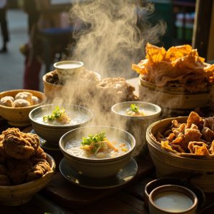 Chinese Breakfast Traditional Morning