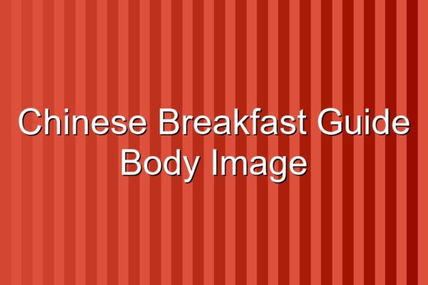 Chinese Breakfast Guide