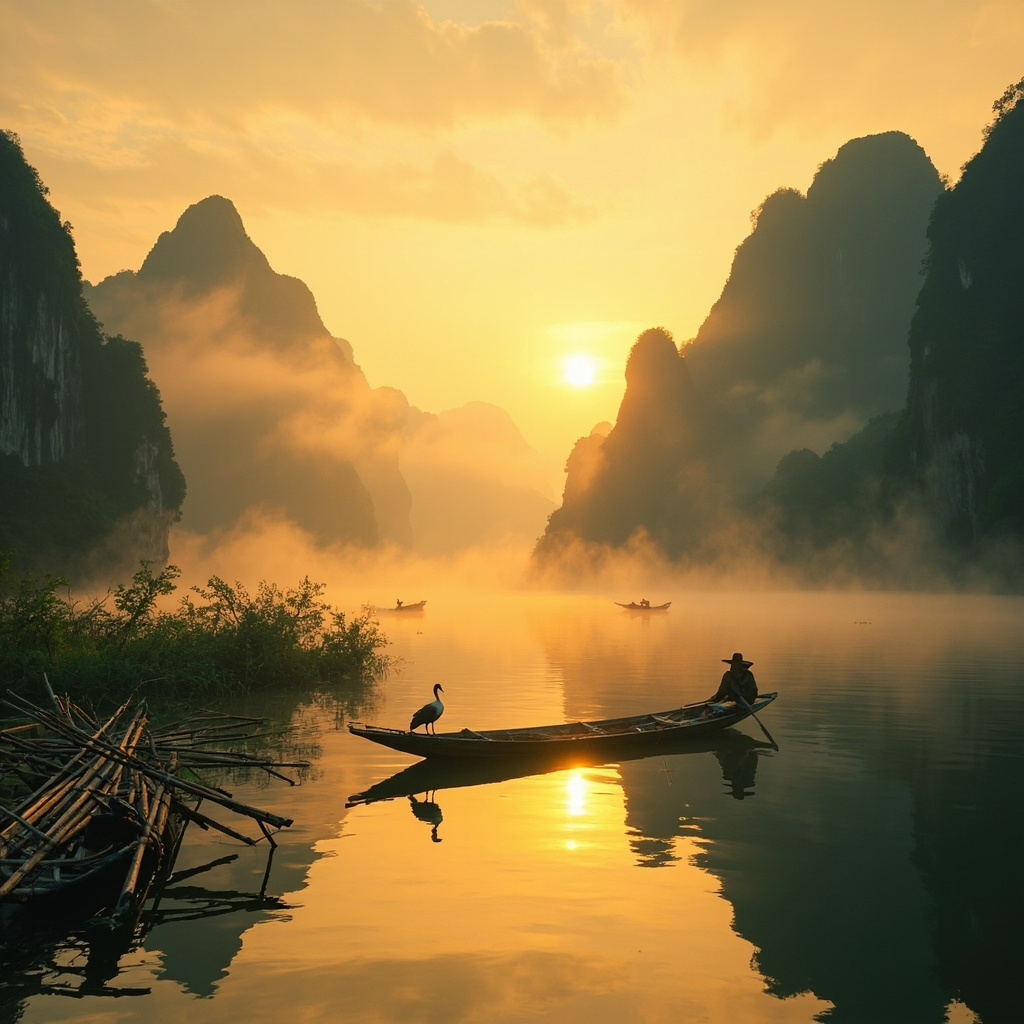 Guilin: Limestone Karst Peaks and the Li River Dream