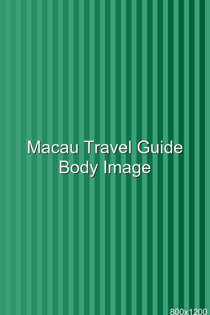 Macau Travel Guide