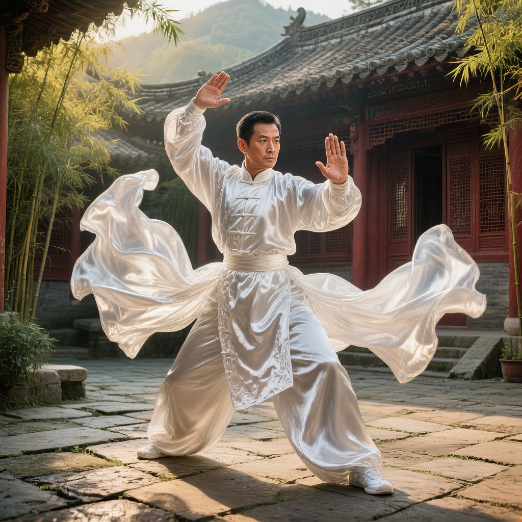 Bagua Zhang palm change technique demonstration