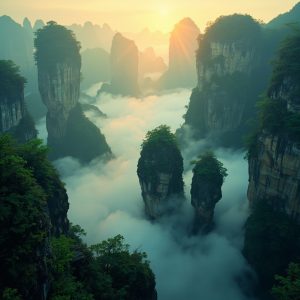 Zhangjiajie National Forest Park: Avatar Mountains Adventure