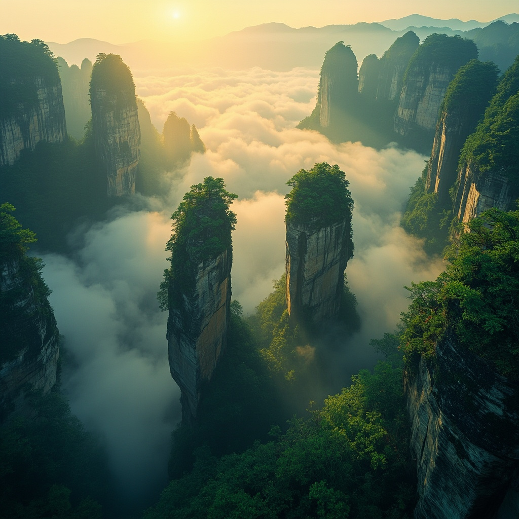 Zhangjiajie National Forest Park: Avatar Mountains Adventure